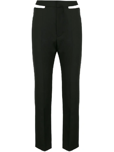 Shop Haider Ackermann Cut-out Tailored Trousers In Black