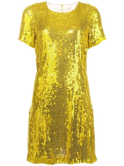 Shop Galvan Clara Sequin Dress