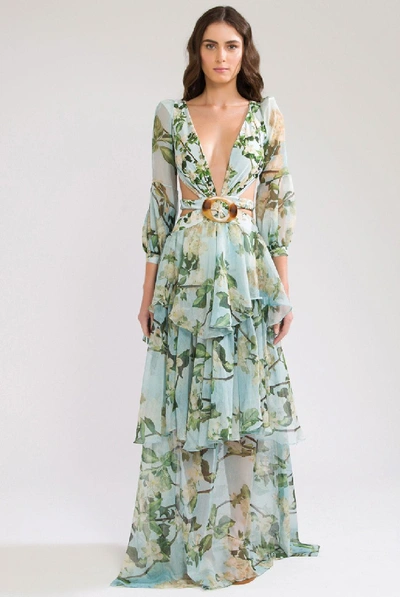 Shop Patbo Floral Long Sleeve Beach Dress