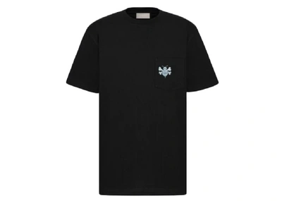 Pre-owned Dior  And Shawn Oversized Bee T-shirt Black