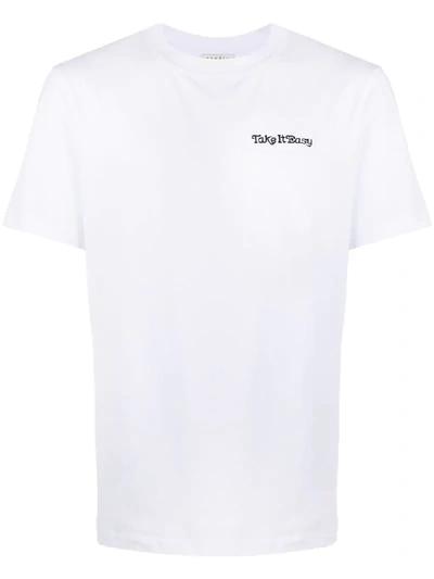 Shop Sandro Easy Short Sleeve T-shirt In White