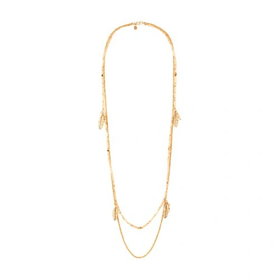 Shop Vanessa Bruno Natsu Necklace In Gold