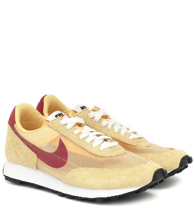 Shop Nike Daybreak Suede Sneakers In Yellow