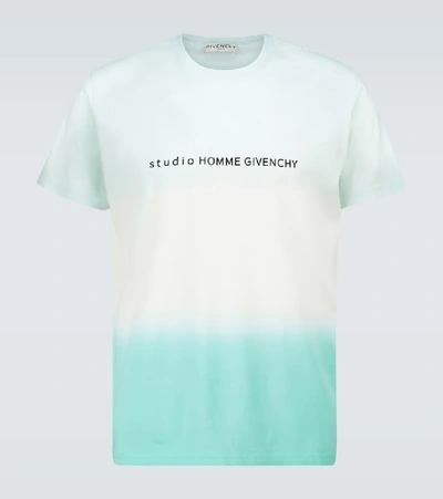 Givenchy Studio Homme Faded Effect T shirt In 326 mint Gr ModeSens