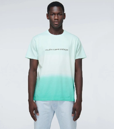 Shop Givenchy Studio Homme Faded Effect T-shirt In Green