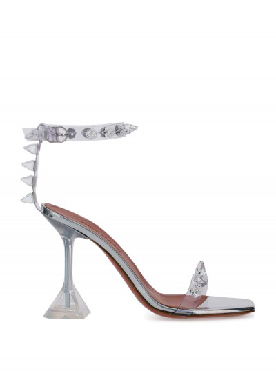 amina muaddi shoes pvc