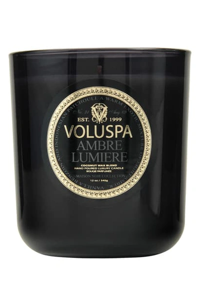 Shop Voluspa Maison Noir Ambre Lumiere Classic Maison Candle, 12 oz