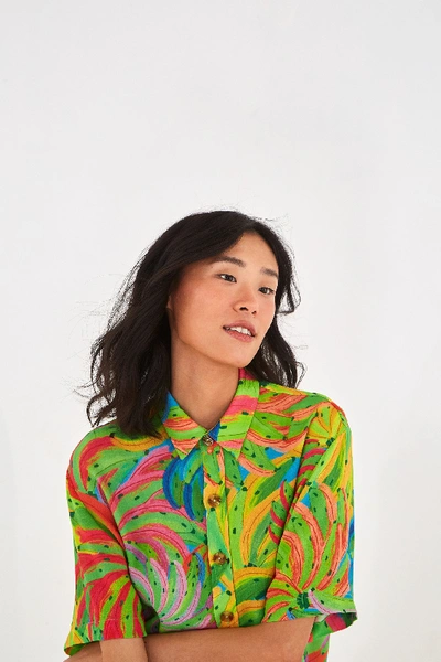 Shop Farm Rio Neon Banana Boy Shirt In Multi