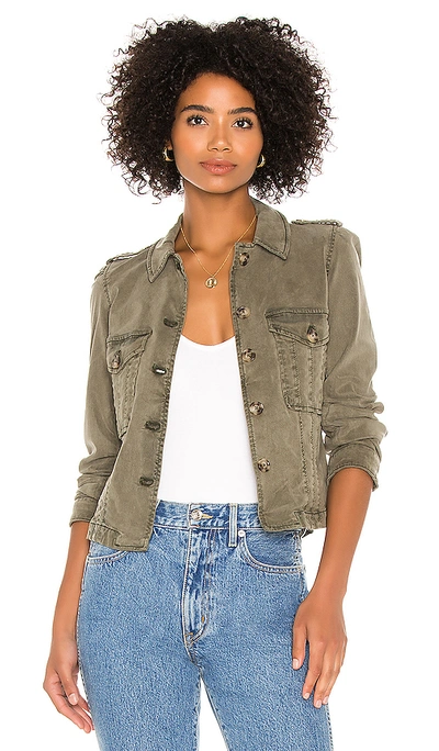 Shop Paige Pacey Jacket In Vintage Ivy Green