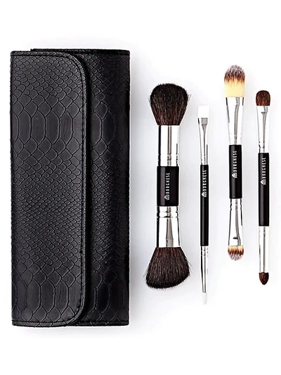 Shop Borghese Double-ended 4-piece Brush Set With Cosmetic Bag