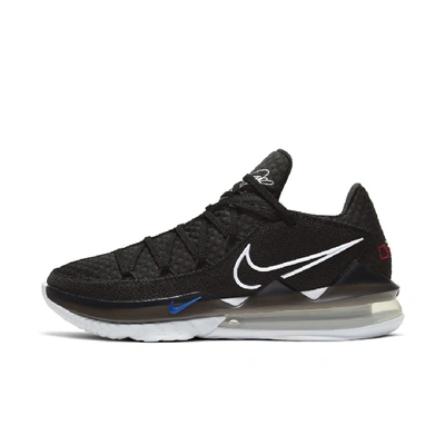 Shop Nike Lebron 17 Low Basketball Shoe (black) - Clearance Sale In Black,multi-color,white