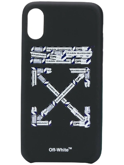 Shop Off-white Arrows-logo Iphone X/xs Case In Black