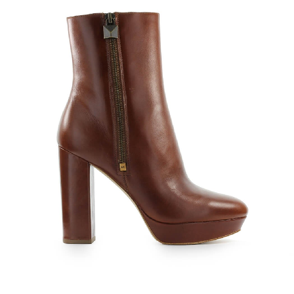 michael kors ankle boots brown