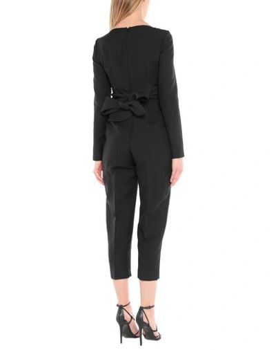 Shop Stella Mccartney Woman Jumpsuit Black Size 4-6 Wool, Viscose