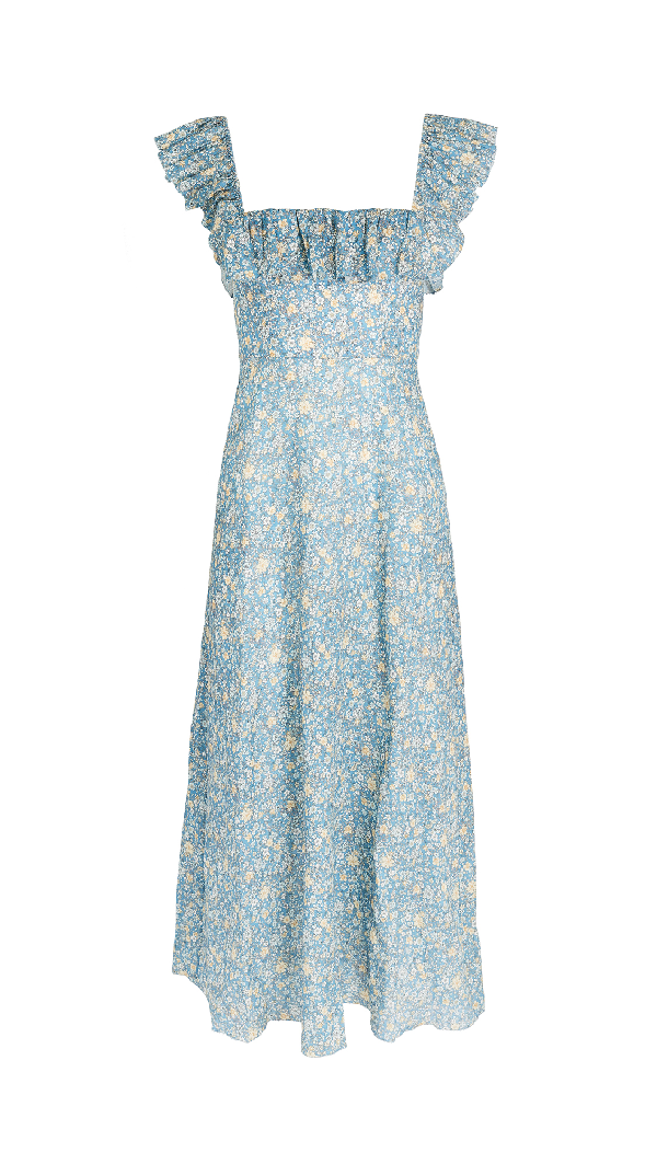 zimmermann blue floral dress