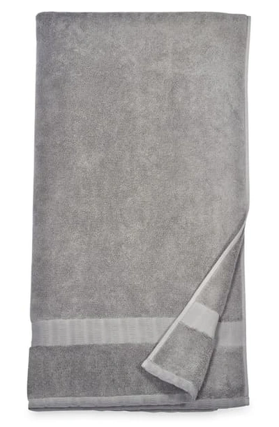 Shop Dkny Mercer Bath Towel In Grey