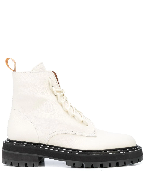 proenza schouler lace up ankle boots