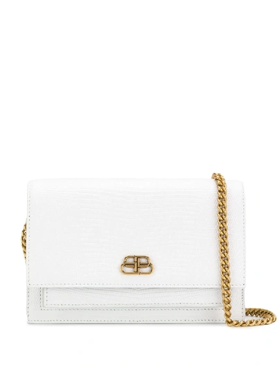 Shop Balenciaga 'sharp' Schultertasche In White