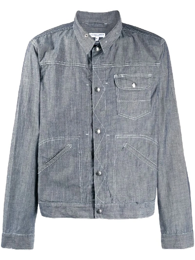 Shop Engineered Garments Long-sleeve Denim Shirt In Blue