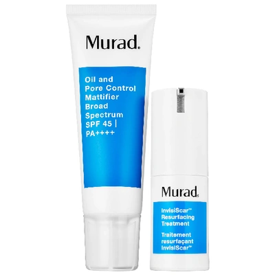 Shop Murad Invisiscar Treatment + Spf 45 Moisturizer Duo