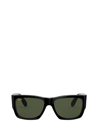 Shop Ray Ban Ray-ban Rb2187 Shiny Black Sunglasses In 901/31