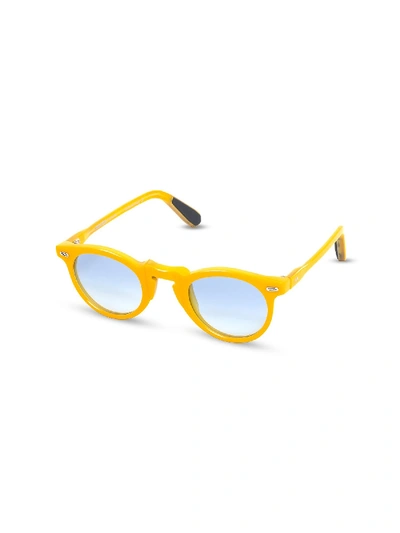 Shop Movitra Volta C24 Sunglasses In Yellow