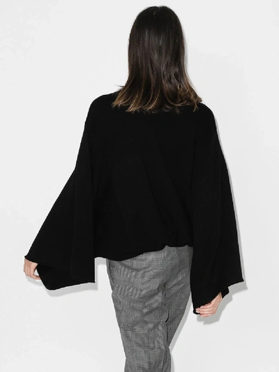 Shop Tom Ford Oversized Cashmere Sweater In Black