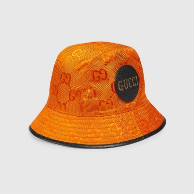 Shop Gucci Off The Grid Bucket Hat In Orange