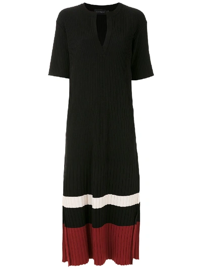 Shop Alcaçuz Piella Knit Dress In Black