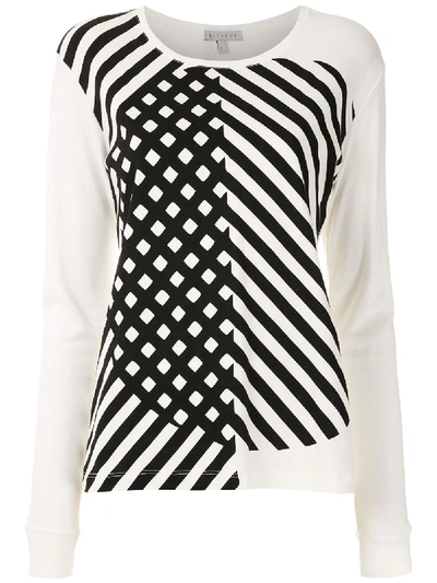 Shop Alcaçuz Ryan Printed Blouse In White