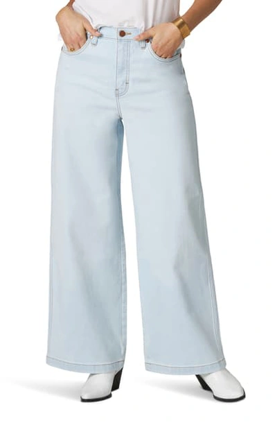 Shop Wrangler Wide Leg Jeans In Dove