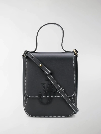 Shop Jw Anderson Top-handle Anchor Bag In Black