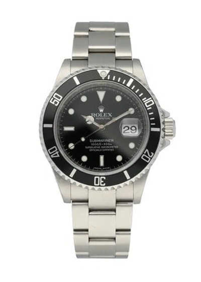 Shop Rolex Submariner 16610 Engraved Rehaut Men's Watch In Not Applicable