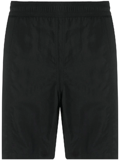 Shop Ami Alexandre Mattiussi Ami De Coeur Long Swim Shorts In Black