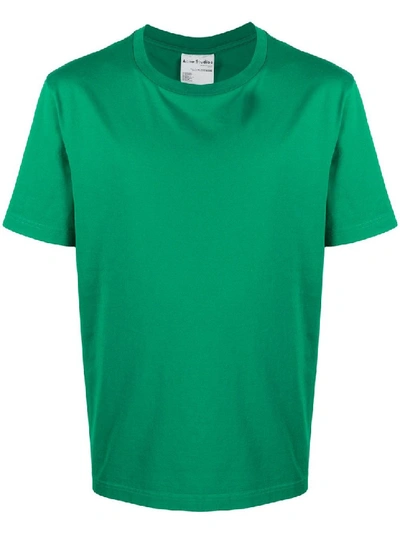 Shop Acne Studios Everest Pink Label T-shirt In Green