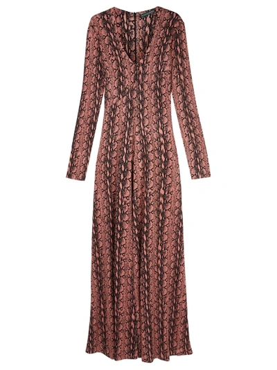 Shop Alexa Chung Snake Print Maxi Dress