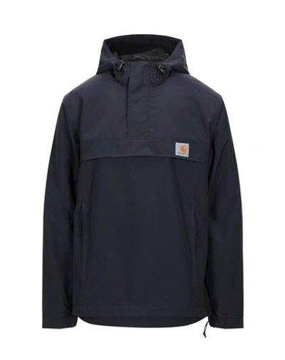 Shop Carhartt Jacket In Dark Blue