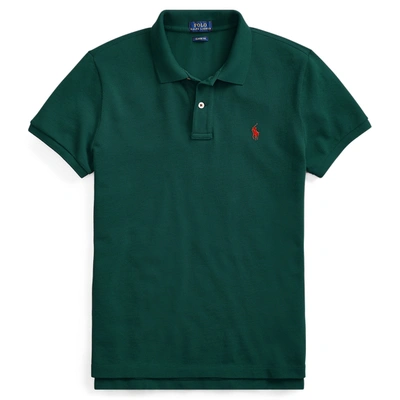 Shop Ralph Lauren Classic Fit Mesh Polo Shirt In Hunt Club Green