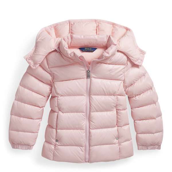 Polo Ralph Lauren Kids' Quilted Down Jacket In Hint Of Pink | ModeSens
