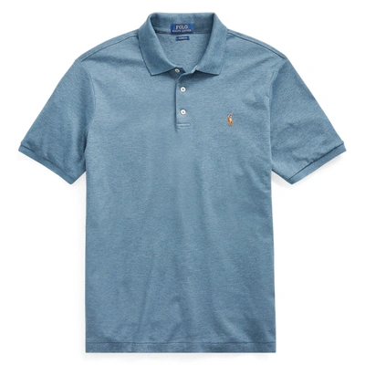 Shop Polo Ralph Lauren Big & Tall - Soft Cotton Polo Shirt In Blue