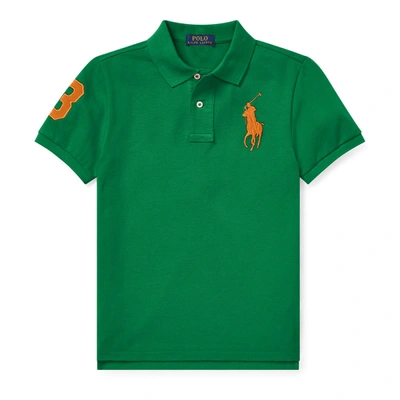 Shop Polo Ralph Lauren Cotton Mesh Polo Shirt In Kayak Green