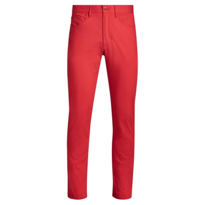 Shop Polo Ralph Lauren Slim Fit Golf Pant In Deep Orangey Red