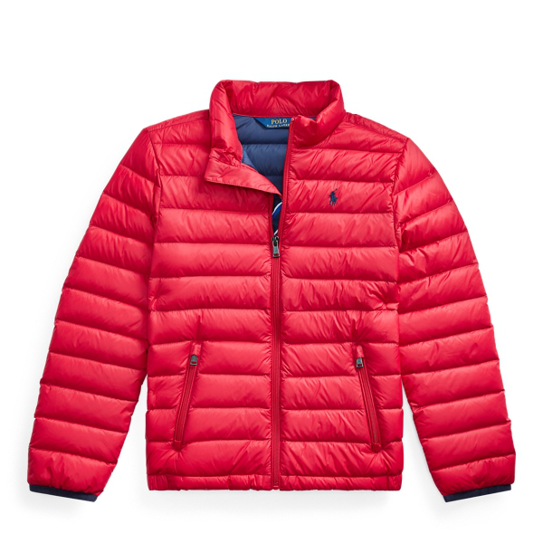 Polo Ralph Lauren Kids' Packable Quilted Down Jacket In Rl2000 Red