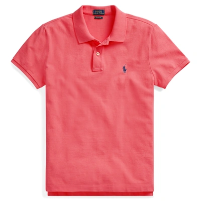 Shop Ralph Lauren Classic Fit Mesh Polo Shirt In Nantucket Red