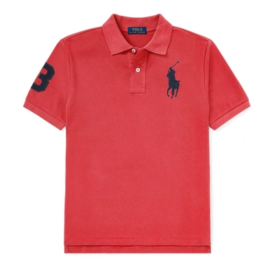 Shop Polo Ralph Lauren Cotton Mesh Polo Shirt In Nantucket Red