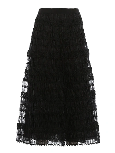 Shop Weekend Max Mara Segale Skirt In Black
