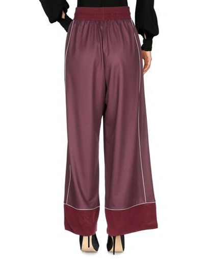 Shop Golden Goose Woman Pants Burgundy Size S Polyester, Viscose In Red