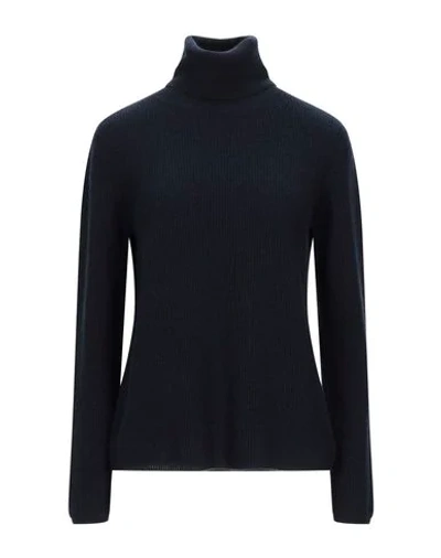 Shop Max Mara Turtlenecks In Dark Blue