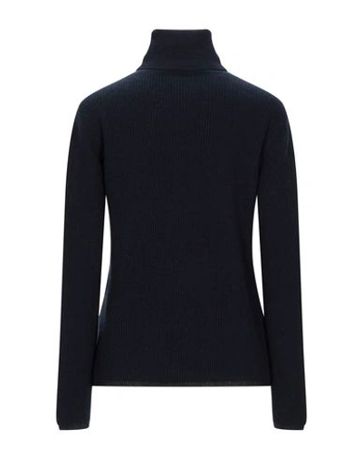 Shop Max Mara Turtlenecks In Dark Blue