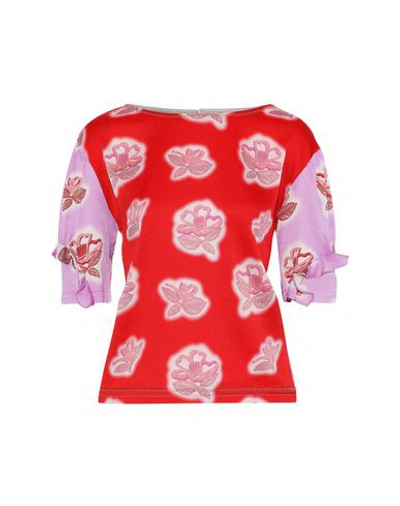 Shop Peter Pilotto Blouses In Red